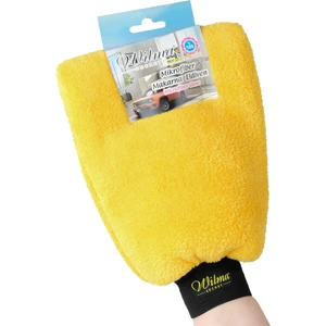 Wilma Secret Mikrofiber Araç Yıkama Eldiveni Sarı Çift Taraflı Oto Yıkama Eldiveni - Araba, Motor, Banyo, Evin Her Alanında Mükemmel Temizlik