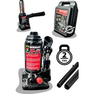 Germany Style Grmpro 2 Ton Kapasiteli Şişe Kriko Çanta Tipi Kriko 2 Ton Şişe Kriko