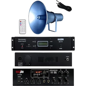 Ekonomik Set-2 Ezanmatik 100W Anfi ve Hoparlör Seti