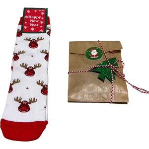 Lara Karma Yeni Yıl Temalı Özel Hediye Paketinde Çorap