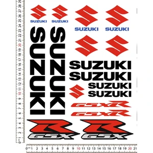 Suzuki Gsxr Motorsiklet Kask Sticker Çıkartma Seti