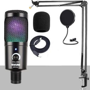 Lastvoice BM350 STA RGB USB Oyuncu ve Yayıncı Mikrofonu (Kayıt Gaming Twitch Canlı yayın)