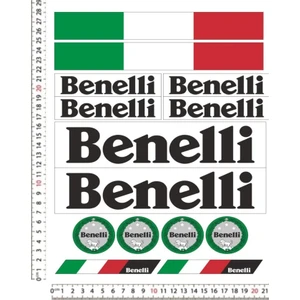 Benelli Motorsiklet Kask Sticker Çıkartma Seti
