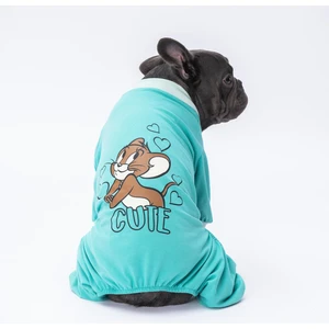 Mint Jerry Kedi Köpek Tulumu Kedi Köpek Kıyafeti Penye Tulum