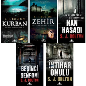 S. J. Bolton Korku Gerilim Kitapları Koleksiyonu 5 Kitap Set - S. J. Bolton