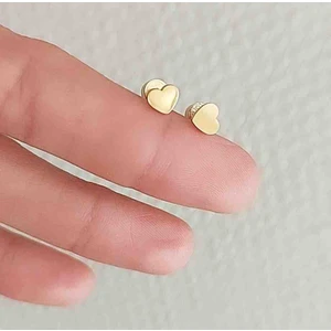 Atölye Eliz 316L Cerrahi Çelik Çocuk Küpesi Kalp