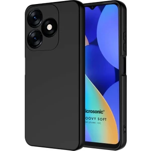 Tecno Spark 10C Kılıf Groovy Soft Siyah
