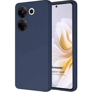 Tecno Camon 20 Kılıf Groovy Soft Lacivert