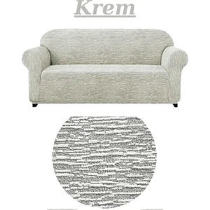 Dokuma Jakar 3 Kişilik Koltuk Örtüsü. Lastikli, Esnek, Yıkanabilir Koltuk, Kanepe, Çekyat Kılıfı