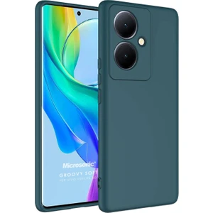 Vivo V29 Lite 5g Kılıf Groovy Soft Koyu Yeşil