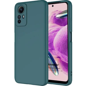 Xiaomi Redmi Note 12S Kılıf Groovy Soft Koyu Yeşil