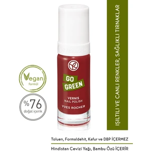 Yves Rocher Go Green Oje-08. Kırmızı Zencefil- 5 Ml-82433