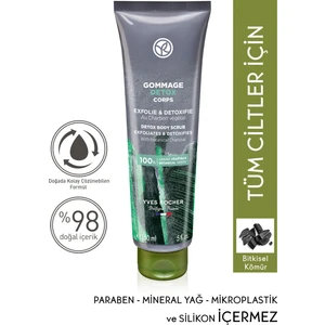 Yves Rocher Detoks Etkili Arındırıcı Vücut Peelingi - Kömür-150 ml