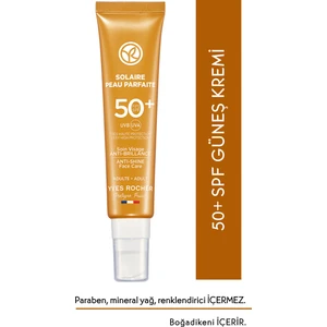Yves Rocher Yüz Güneş Kremi - SPF 50+ - Yağlanma Karşıtı / Solaire Peau Parfaite-40 ml