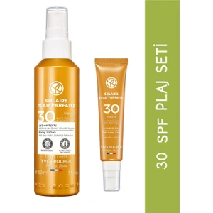 Yves Rocher Orijinal Boy 30 SPF Vücut Güneş Kremi, 30 SPF Yüz Güneş Kremi Seti