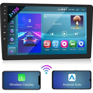 9 inch Universal 2Din Double Android 13 / 2+32gb. Oto 4core Multimedya Ekran ve Arkası Kısa ince kasa yeni