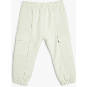 Jogger Eşofman Altı Cep Detaylı Beli Lastikli Pamuklu