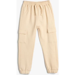 Basic Kargo Jogger Eşofman Altı Cepli Beli Lastikli