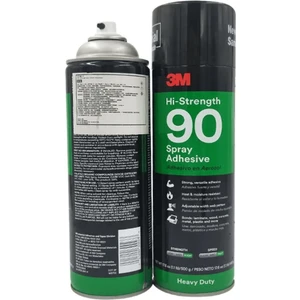 3m™ Sprey 90 Yüksek Dirençli Sprey Yapıştırıcı, Şeffaf - 500 ml