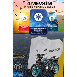 Cf Moto 250 Nk Su Geçirmez Dayanıklı Motosiklet Brandası (Tokalı)