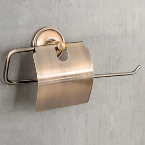 Banora Antiq Lux Kapaklı Havluluk, Banyo, Mutfak, Peçetelik, Askılık, Paslanmaz Metal, Bronz