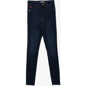 Lee Cooper Yüksek Bel Dar Paça Super Skinny Mavi Kadın Denim Pantolon 241 Lcf 121008 Jaycee New Denıs Blu