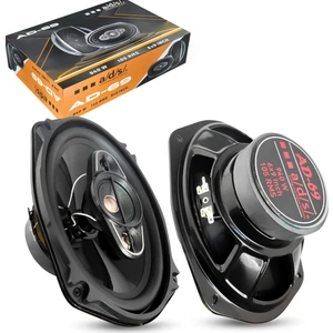 Oto Hoparlör Oval 6x9 940W 2ADET Kapaklı Ads Ad-69