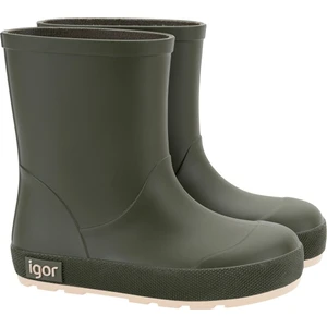 W10294 Yogı Dk Haki Erkek Çocuk Yağmur Çizmesi