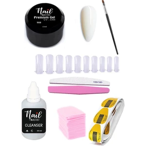 Nail Master Protez Tırnak Uv Jel Seti 908 - Beyaz
