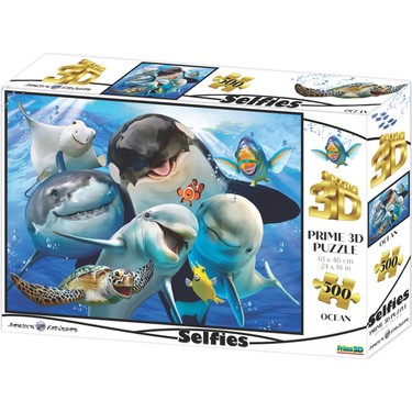 Prime 3D - Okyanus Selfie 500 Parça Yetişkin Puzzle 10059 Fiyatı