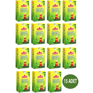 Çaykur Organik Rize Çayı 500 gr x 15