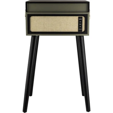 KTOOLS Prime K216 Hoparlörlü Pikap Ayaklı Siyah Retro Tasarım ile Mükemmel Ses