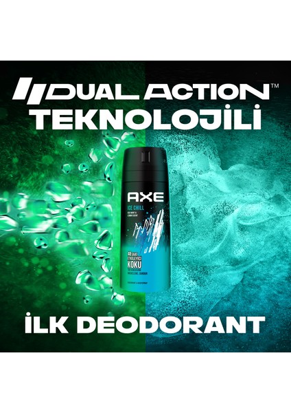 Erkek Deodorant & Bodyspray Ice Chill 48 Saat Etkileyici Koku 150 ml