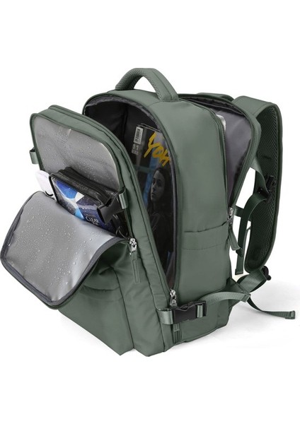 Yeni Stil Seyahat Sırt Çantası Kadın Büyük Kapasiteli Çok Fonksiyonlu Bagaj Sırt Çantası Üniversite Öğrencileri Lise Öğrenci Seyahat Çantası (Yurt Dışından)