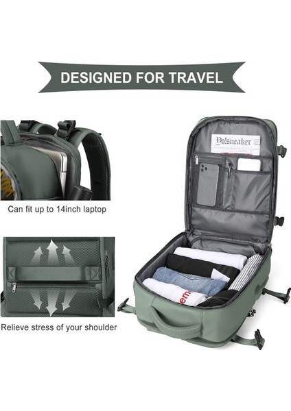 Yeni Stil Seyahat Sırt Çantası Kadın Büyük Kapasiteli Çok Fonksiyonlu Bagaj Sırt Çantası Üniversite Öğrencileri Lise Öğrenci Seyahat Çantası (Yurt Dışından) modelleri