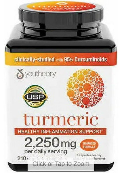 Turmeric Extra Strength Formula 2,250 Mg  210 Capsules