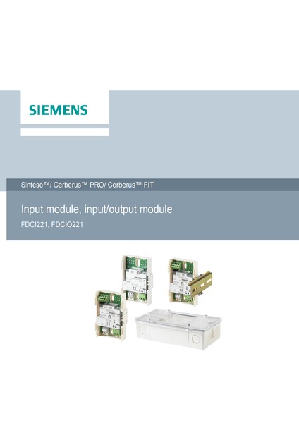 FDCIO221 1giriş 1 Çıkış Input Output Modül
