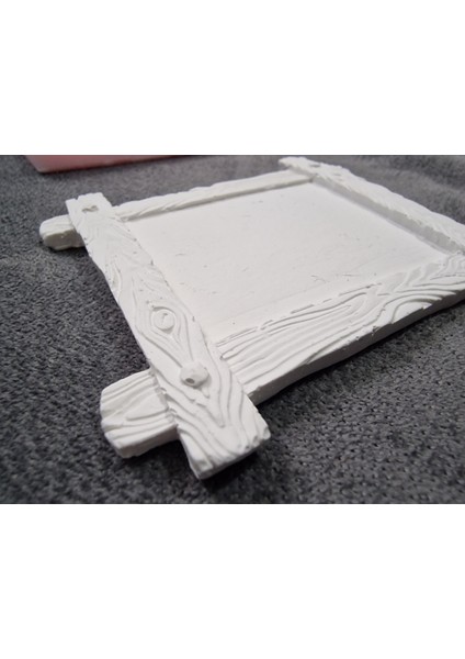 Ahşap Dekorlu Mini Çerçeve Silikon Kalıp K-1165 modelleri