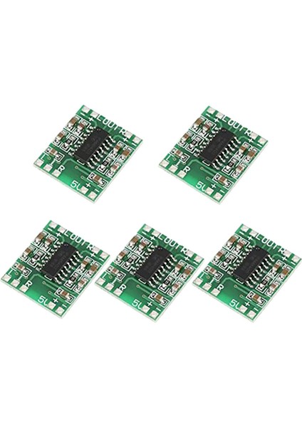 5 Adet Dijital Amplifikatör Kurulu, 2X3W Tip D PAM8403 Ses Modülü Dc 5V Dijital Ses Amplifikatör Devre Kartı Modülü (Yurt Dışından)