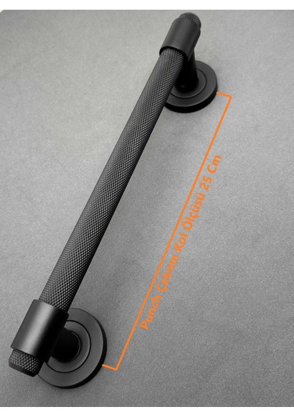 Punch Zamak Punch Zamak A213 Mat Siyah Çekme Kol Sürgülü Kapı Çekme Kolu 1 Takım fiyatları