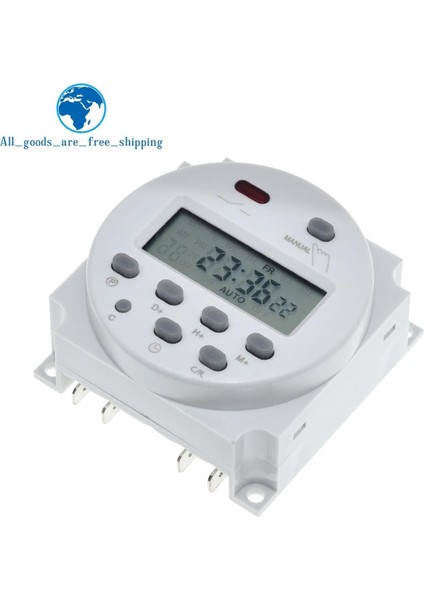 CN101A LCD Zaman Anahtarı 12V 24V 110V 220V Zaman Rölesi Sokak Lambası Billboard Kaynağı Zamanlayıcı Su Geçirmez Kutu Olmadan (Yurt Dışından)