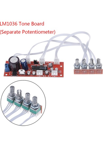 LM1036 Ton Kartı Ayrı Potansiyometre Tiz Bas Dengesi Ses Kontrolü Yeni (Yurt Dışından)
