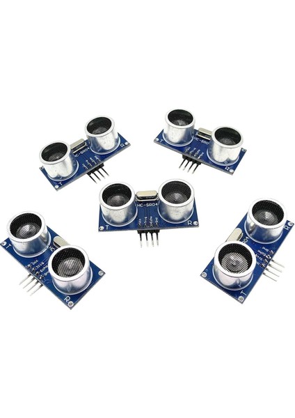Eıtgzwas 5 Adet HC-SR04 Ultrasonik Mesafe Ölçüm Dönüştürücü Sensörü Modülü Kiti Arduino Uno Mega R3 MEGA2560 (Yurt Dışından)