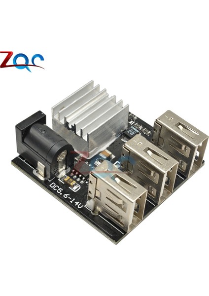 3 USB Mini Şarj Modülü Dc-Dc Dc 9 -12V Dc 5V 8A Banka Şarj Kurulu Adım Aşağı Buck Dönüştürücü Kaynağı Mobil Için (Yurt Dışından)