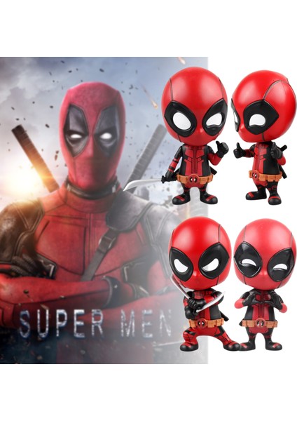 Avengers Heykelcik Ince Işçilik Avengers Deadpool Heykelcik Malzemeleri (Yurt Dışından)