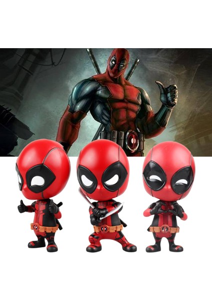 Avengers Heykelcik Ince Işçilik Avengers Deadpool Heykelcik Malzemeleri (Yurt Dışından)