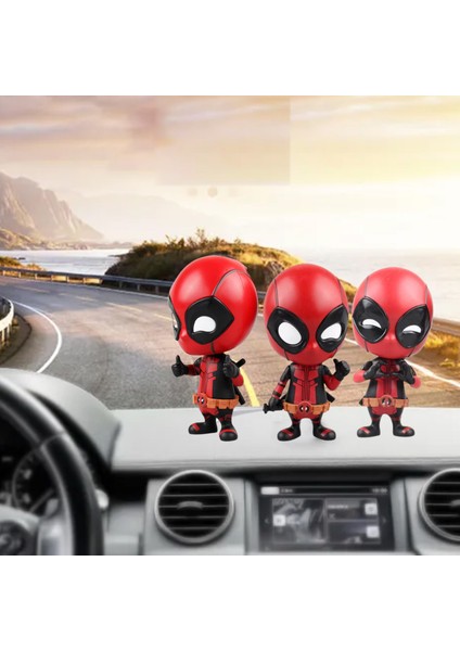 Avengers Heykelcik Ince Işçilik Avengers Deadpool Heykelcik Malzemeleri (Yurt Dışından)