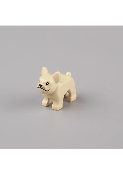 Moc Hayvan Fransız Bulldog Köpek Yapı Taşları Mini Aksiyon Figürü Oyuncakları (Yurt Dışından) modelleri