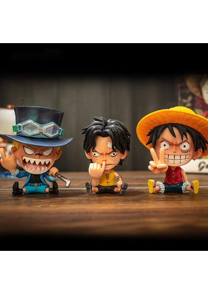 9 cm Q Anime Tek Parça Luffy Zoro Nami Sanji Robin Boa Hancock Doflamingo Ace Sabo Aksiyon Figürü Oyuncakları Koleksiyon Modeli Bebek Hediyeleri (Yurt Dışından) fiyatları