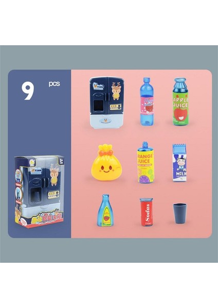 Mini Bebek Buzdolabı Moda Mobilya Mutfak Buzdolabı Bebek Dreamhouse Oyun Oyuncaklar Çocuklar Için Gıda Aksesuarları ile Oyna Pretend (Yurt Dışından) fırsatları